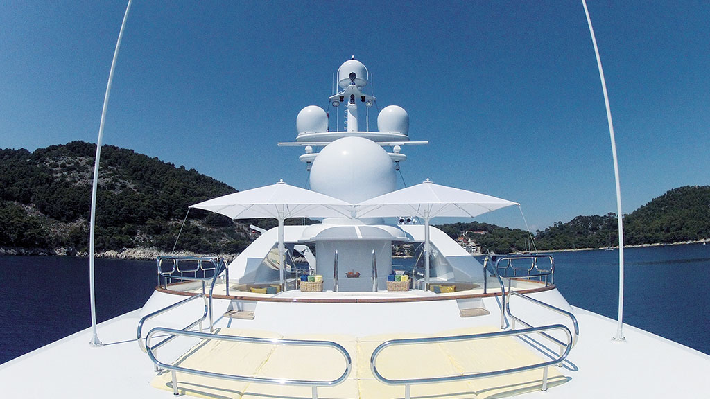Bahama Jumbrella für Yachten, Boote und maritime Einrichtungen