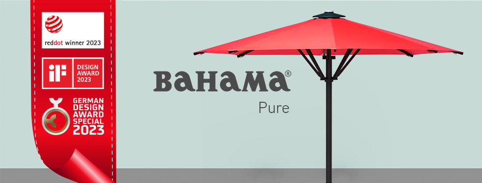 Pure: Der preisgekrönte Sonnenschirm von Bahama